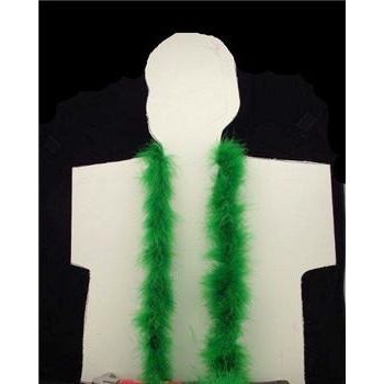 Green Marabou Boa