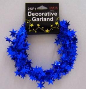 Royal Blue Star Garland