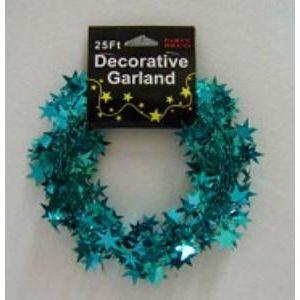 Teal Star Garland