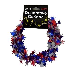 Red/White/Blue Star Garland