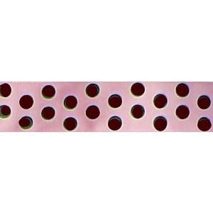 Pink w/Chocolate Dots Ribbon