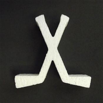Hockey Sticks Crossed
