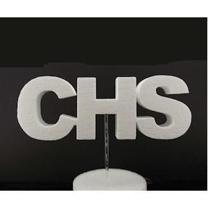 5" Unfinished Joined EPS Foam Letters