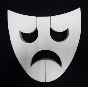 Comedy or Tragedy Mask (EPS Foam finished)