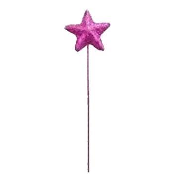 Hot Pink Glitter Star