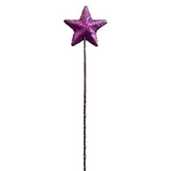 Purple Glitter Star