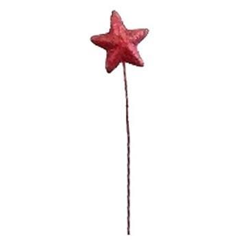 Red Glitter Star