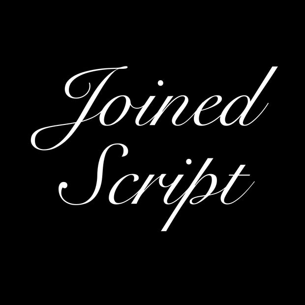 Joined Script Name $20.00