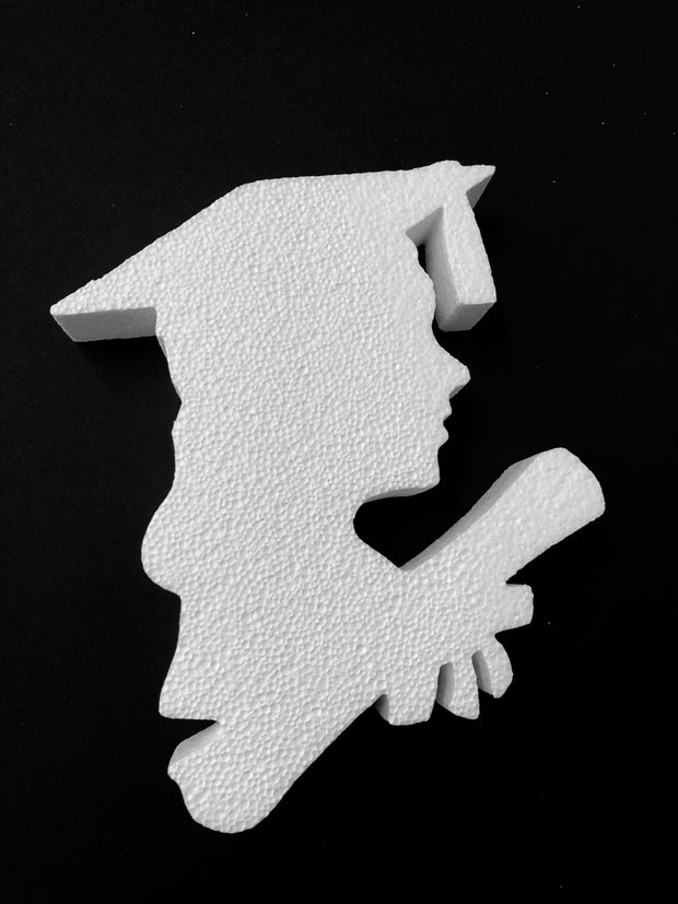 Graduation Silhouette (EPS Foam Cutout)