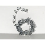Music Note Garland - Black/Silver