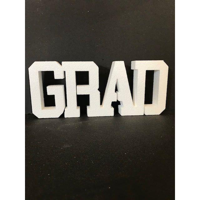 Grad College Font (EPS Foam Cutout)