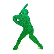 Baseball Hitter Glittered Cutout