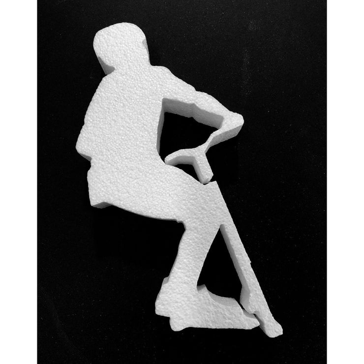 Scooter Rider Male (EPS Foam Cutout)