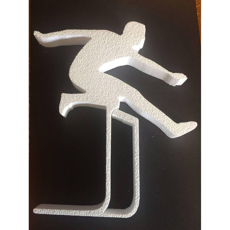 Male Hurdler Cut Out