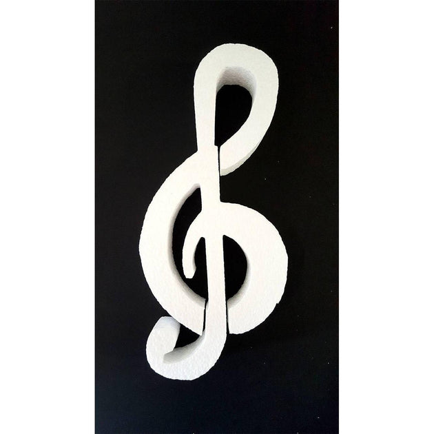 Treble Clef EPS Foam Cut Out – Party Shapes, LLC